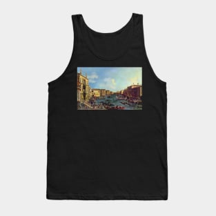 a regatta on the grand canal - Canaletto Tank Top